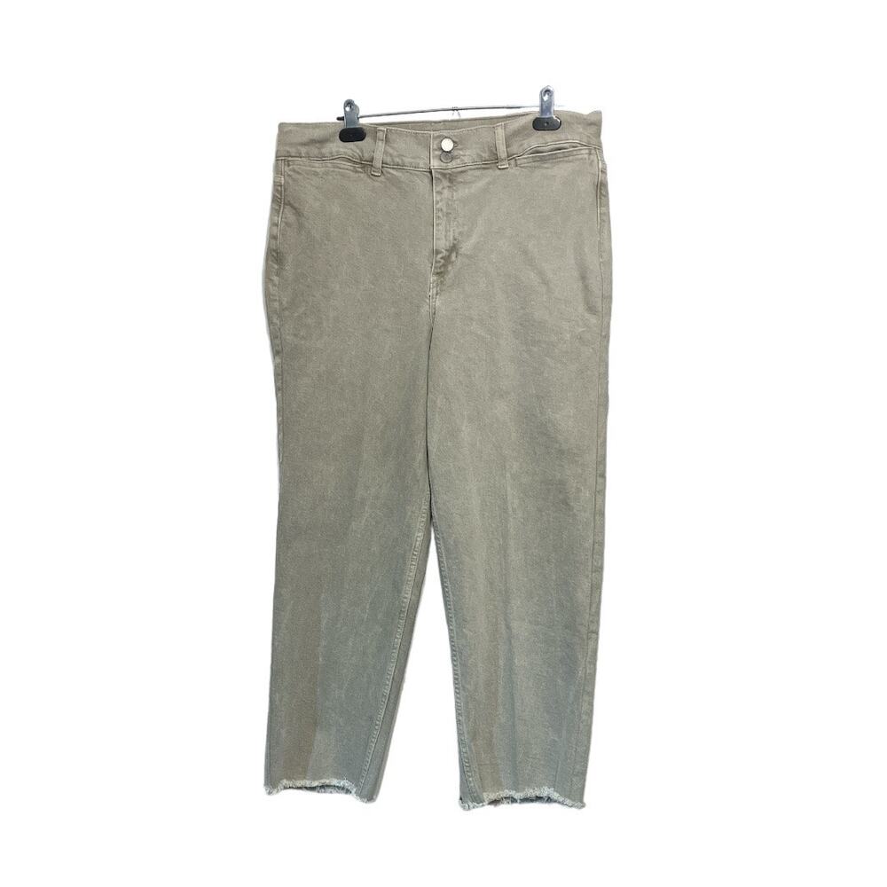 Banana Republic High Rise Wide Leg Crop Jeans Quartz Size 32